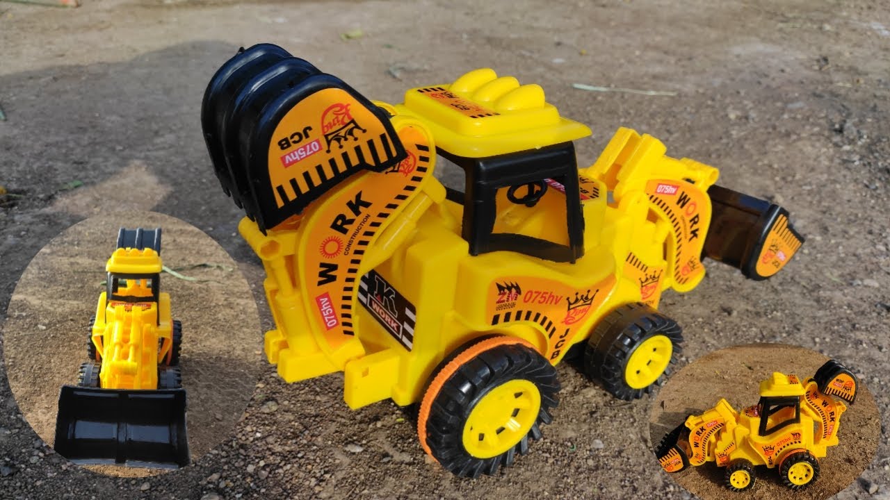 Unboxing JCB Khilona Cartoon 😲Wow😲 amazing rushi toy tractor 