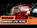 How to change rear light NISSAN QASHQAI (J10, NJ10) [TUTORIAL AUTODOC]