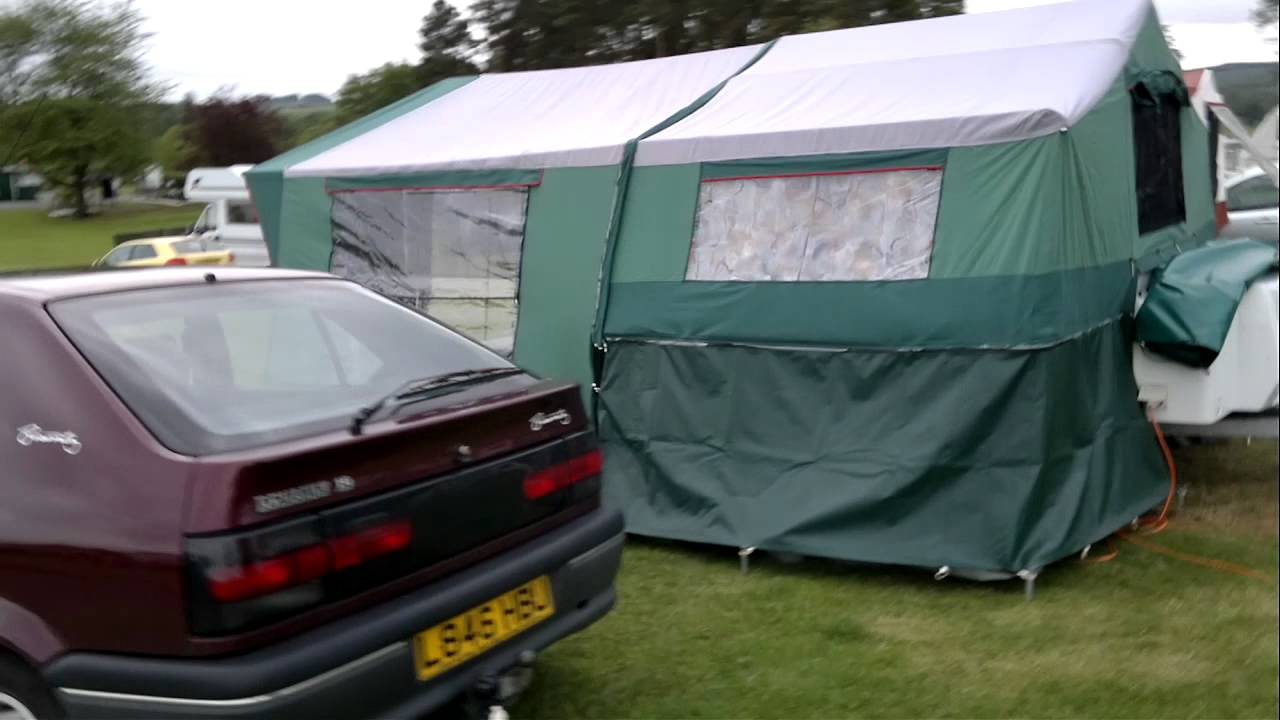 Conway Excel and Pennine Aztec folding campers. - YouTube