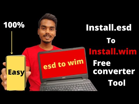 [ EASY ] How to convert esd to wim file on windows 10 | esd to wim converter tool
