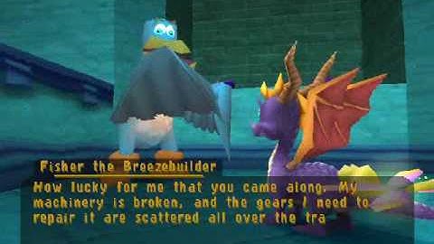 Spyro 2! Walkthrough #24 - Breeze Harbour Part 2