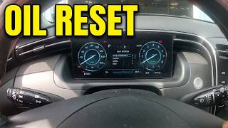 2023 Hyundai Tucson Oil Life Reset | How to Reset Oil Change Reminder
