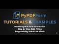 PyPDFForm Tutorial: Blank PDFs