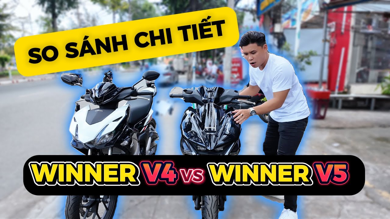 ĐÁNH GIÁ CHI TIẾT WINNER R V5 và WINNER X V4 | Kiểu dáng ĐẸP HƠN nhưng HAO XĂNG hơn ?? | QUANG MOTOR