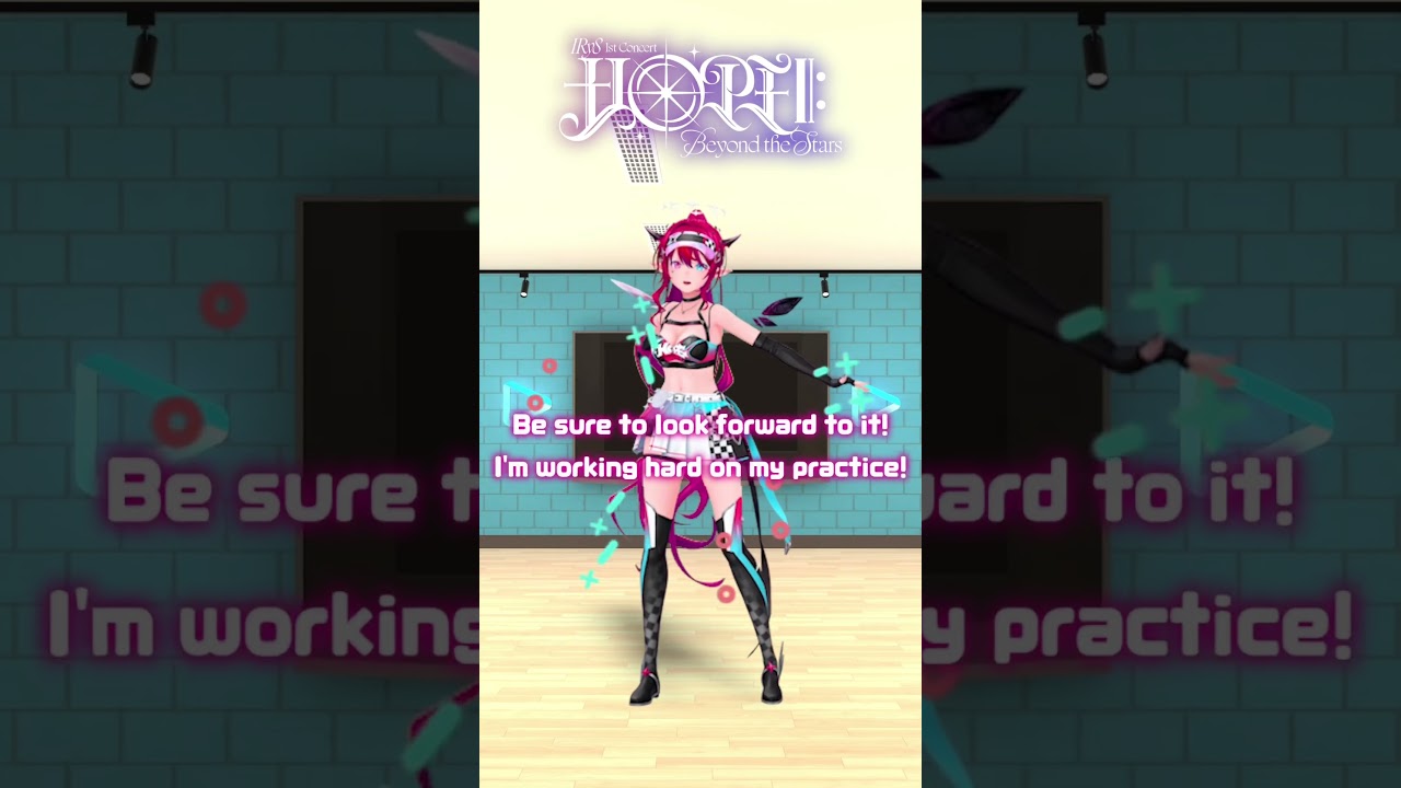 Short Dance Practice💃for my 1st Solo Live! #irys #ホロライブ #vtuber #shorts