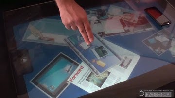 mTouch table  by  Merel  Technologies at CEA Line Show 2010 - BWOne.com