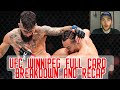 UFC Winnipeg Full Card Breakdown and Recap