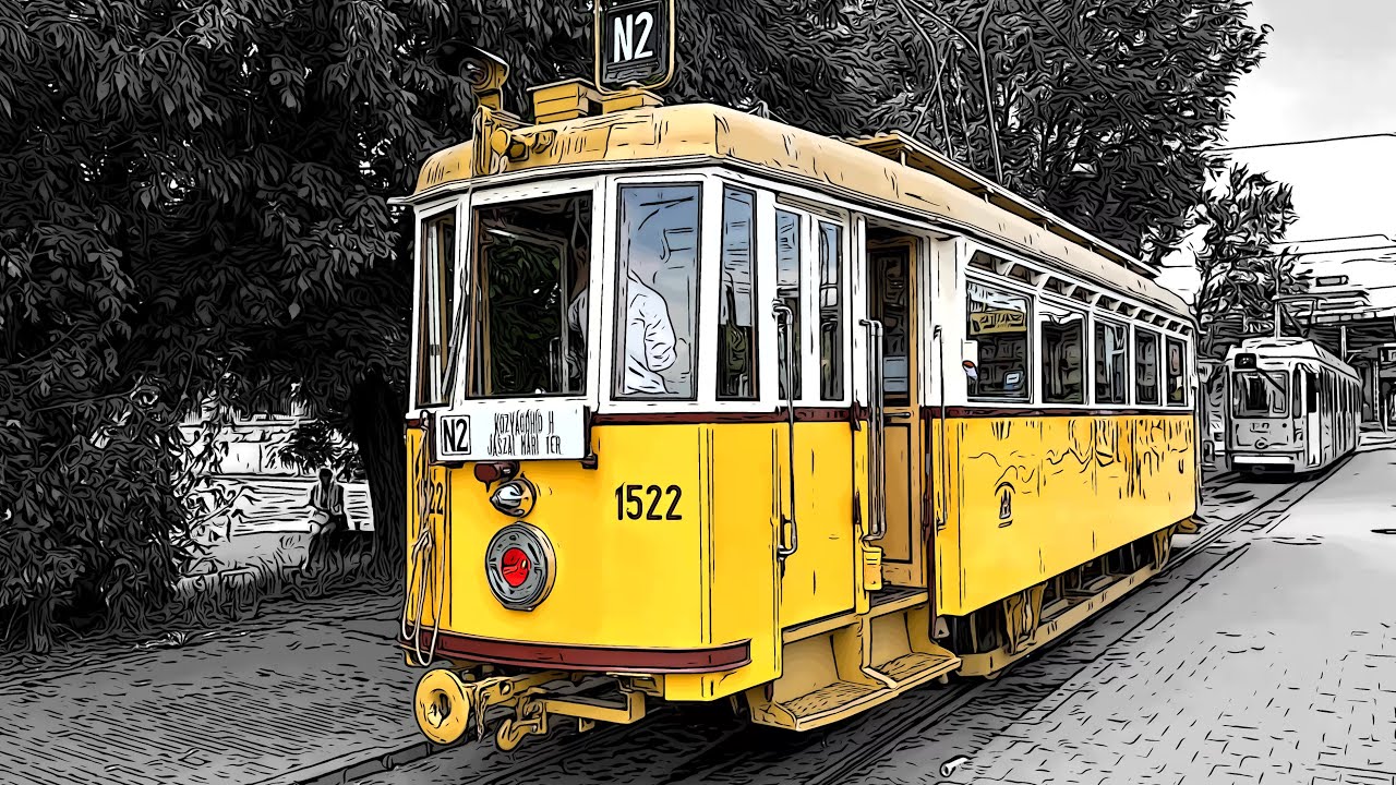 Májusi nosztalgia villamos (4K60, HDR)