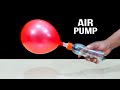How to make an air pump to inflate balloons | DIY Bottle Air Pump | Bottle Life Hacks