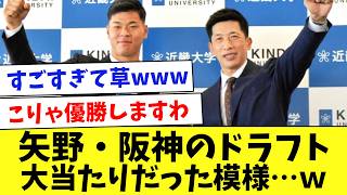 【再評価】矢野監督時代のドラフトがすごすぎワロタ…www