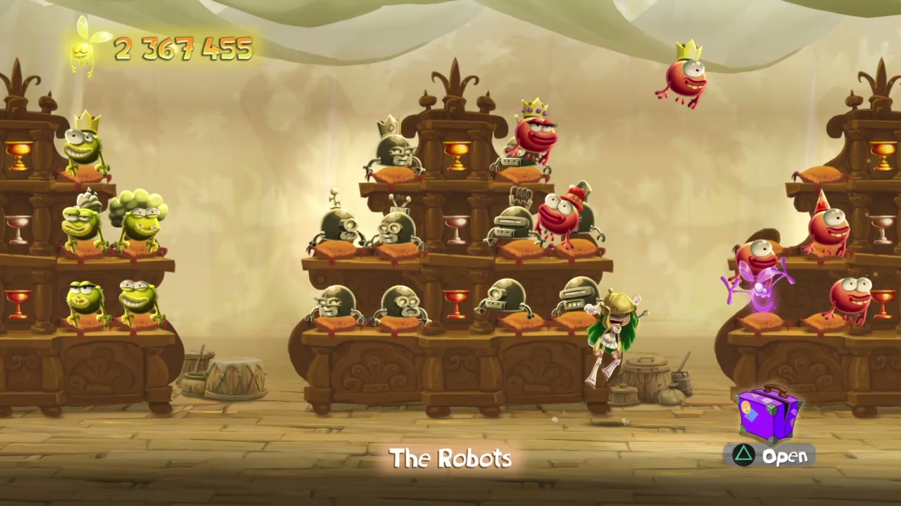 Rayman Legends | Taking Money From The Creatures Is The Best Way To Increase Your Lums