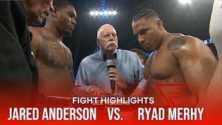 Jared Anderson vs Ryad Merhy | Best Punches🥊| FULL FIGHT HIGHLIGHTS | BOXING FIGHT | MAIN EVENT