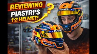 OSCAR PIASTRI 2025 1.2 SCALE HELMET UNBOXING