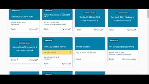 MyLab Working with Coordinator &  Member Courses