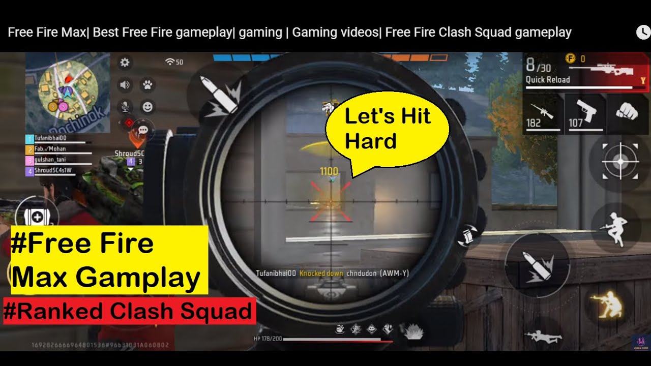 Upcoming Free Fire Max Clash Squad Gameplay