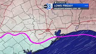 Arctic front brings extremely cold temps to SE Texas