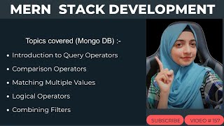 MongoDB #3: Query &amp; Filter Operators Explained with Real Examples (Beginners to Advanced)