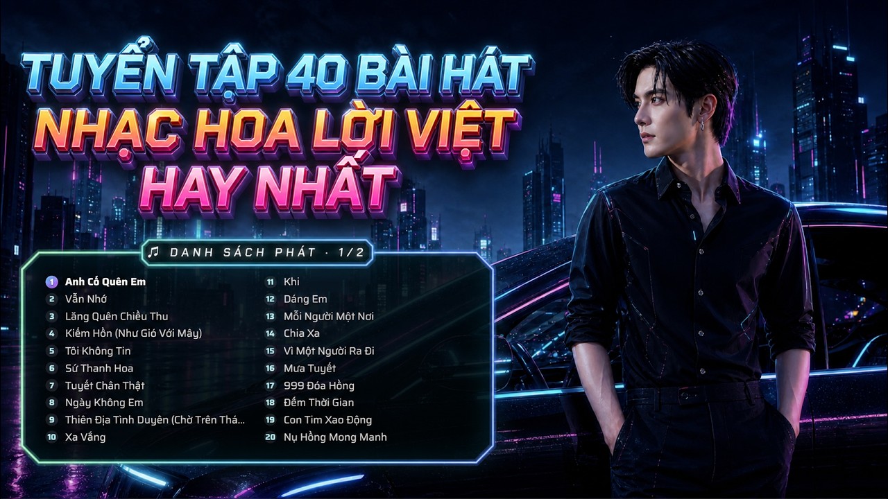 Tuyển Tập 40 Bài Hát Nhạc Hoa Lời Việt Hay Nhất | Anh Cố Quên Em, Vẫn Nhớ, Lãng Quên Chiều Thu