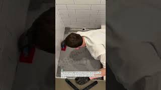 Perfect Tile Grouting Technique for Shower Floor | #TileWork #HomeImprovement #Construction