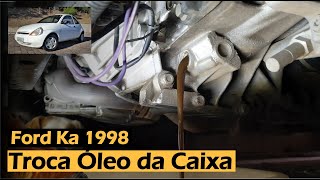 Trocando o Óleo do Cambio / Caixa do Ford KA 1998 - [4K]