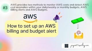How to set up an AWS billing and budget alert