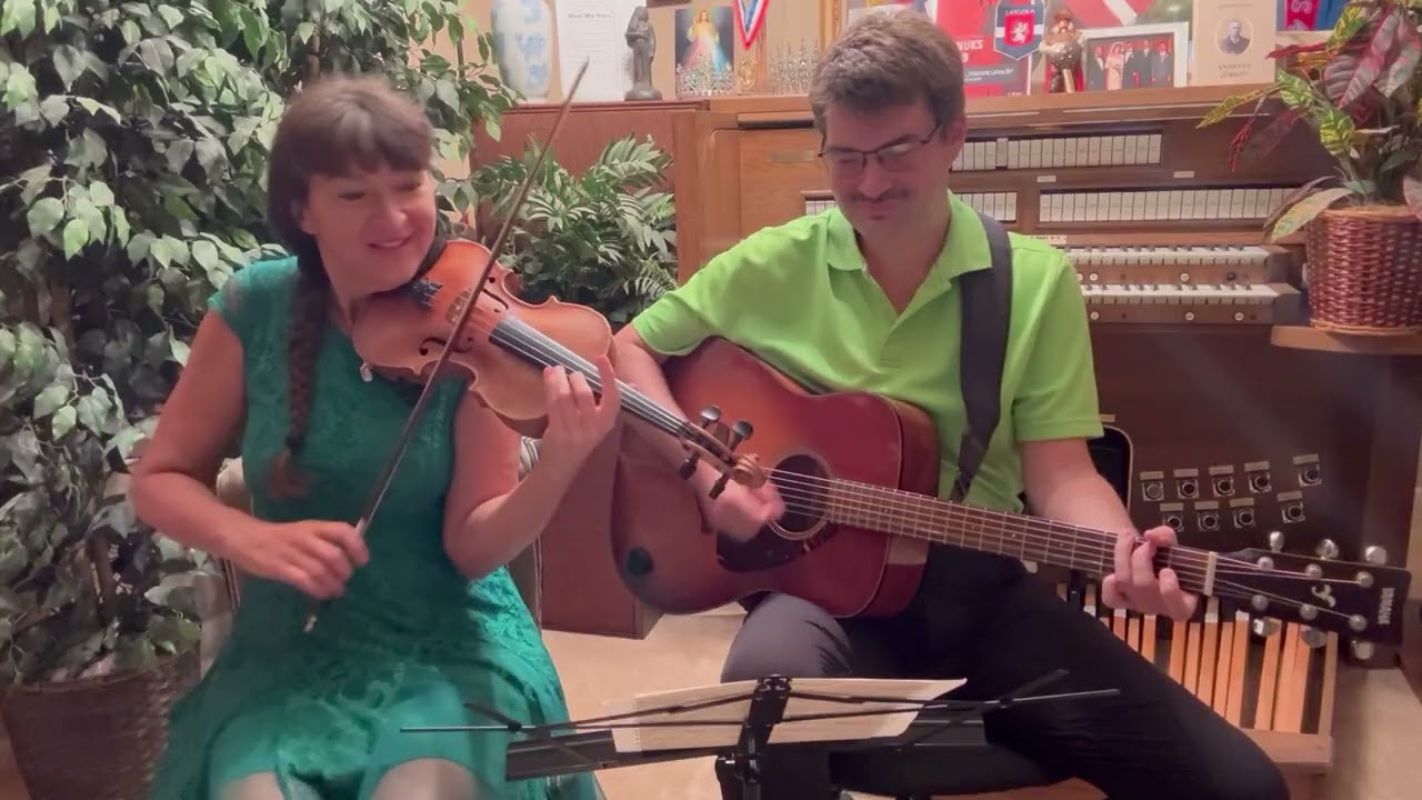 “Born To Be Wild” with my son. Aija Izaks (Violin), Eriks Izaks (Guitar)