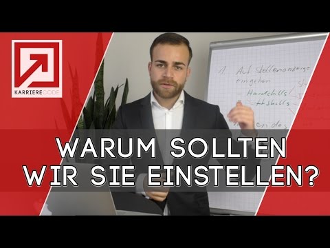 New Vorstellungsgespräch - Warum sollten wir Sie einstellen? So solltest Du antworten!