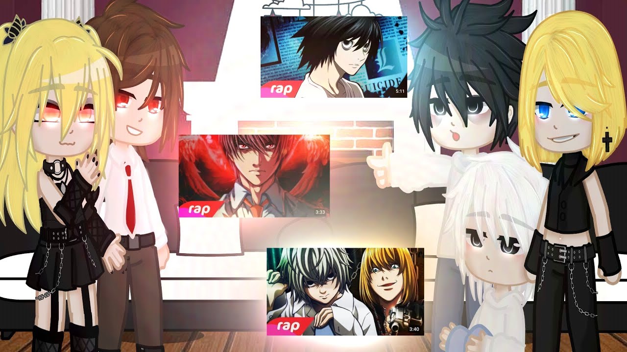 Death note reagindo aos seus Rap's (Kira, L, Near e Mello) • ImMirian • 🇧🇷🇺🇸🇪🇦 • 1/1 GNX