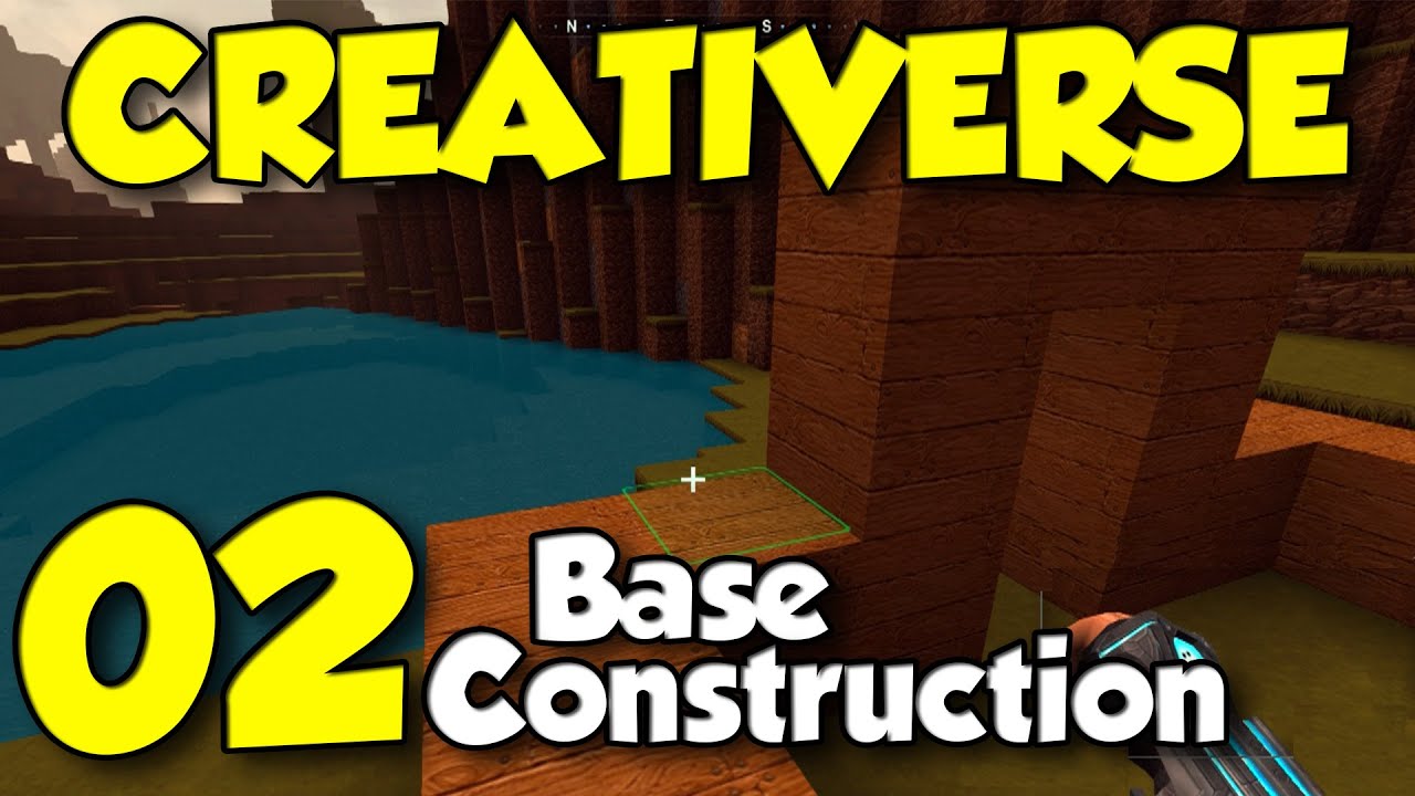 Base Construction - CREATIVERSE // EP02 - Let's Play Gameplay