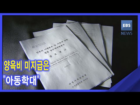 2020. 11. 13 양육비 <strong>미지급은</strong> &amp;quot;아동학대&amp;quot;