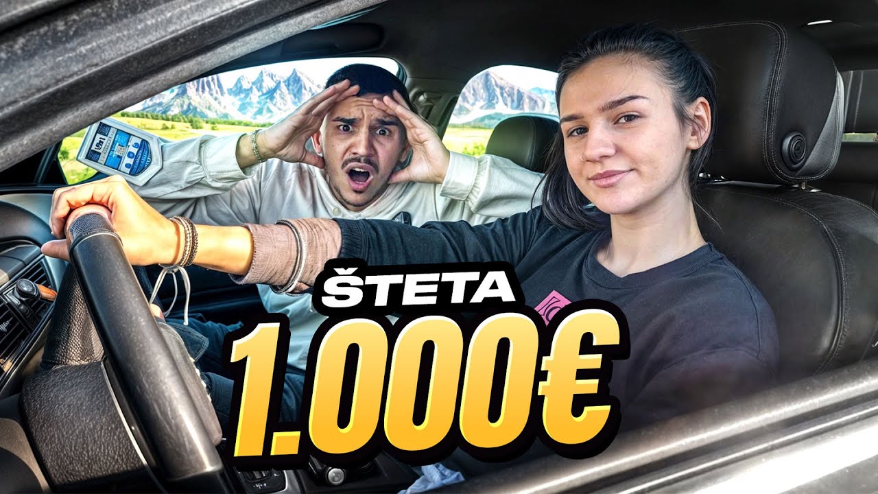 UČIM MALU SESTRU VOZITI AUTO!! *napravila štetu*