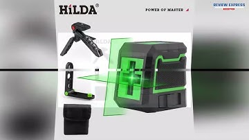 ✔️HILDA 2 Lines Laser Level Self-Leveling Horizontal And Vertical Cross