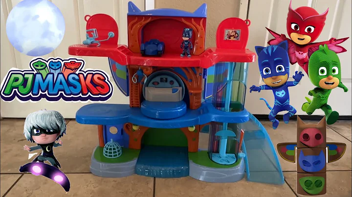 PJ Masks Deluxe Play Set Headquarter Review & Set Up