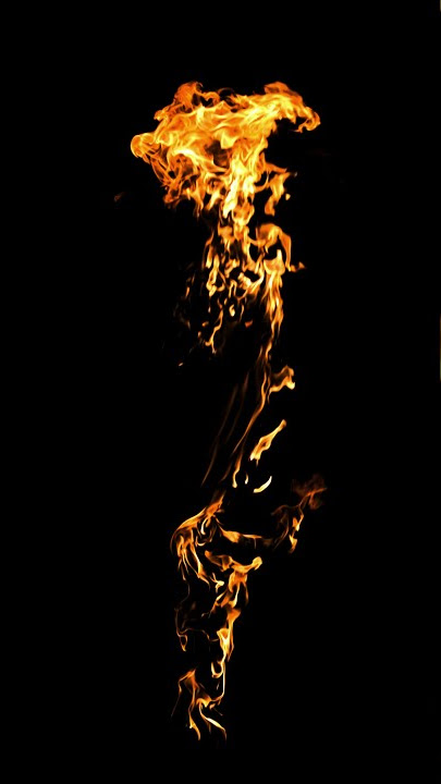 Fire and Flame Overlay 2 - Royalty Free Green Screen Footage