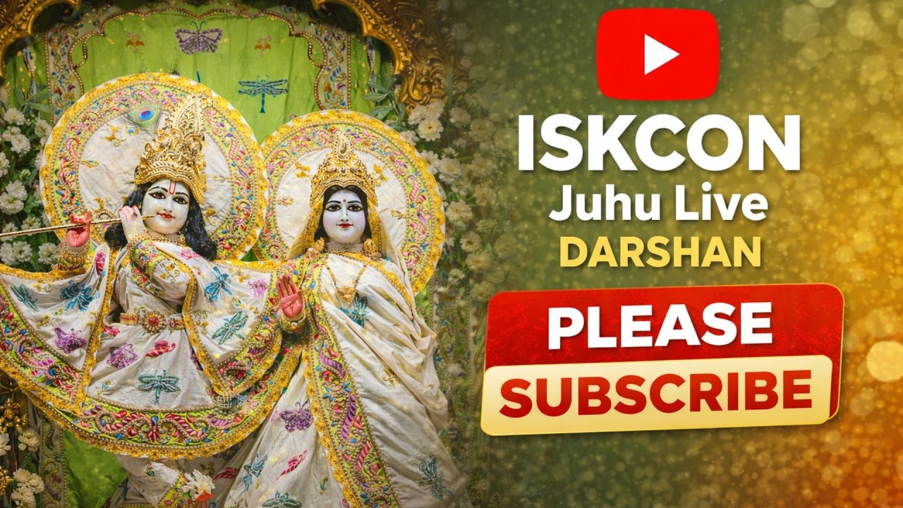 ISKCON Juhu Mumbai Live Darshan Part - 1 | 8th Mar 2026 ( 4:20 AM to 1 PM )
