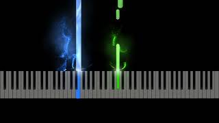 Dominic Fike & Zendaya "Elliot's Song" Piano Synthesia Preview, Sheet Music - E Major