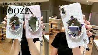 pearl Makeup mirror soft Phone Case Pendant stand all kinds of iPhone to buy the link below screenshot 4
