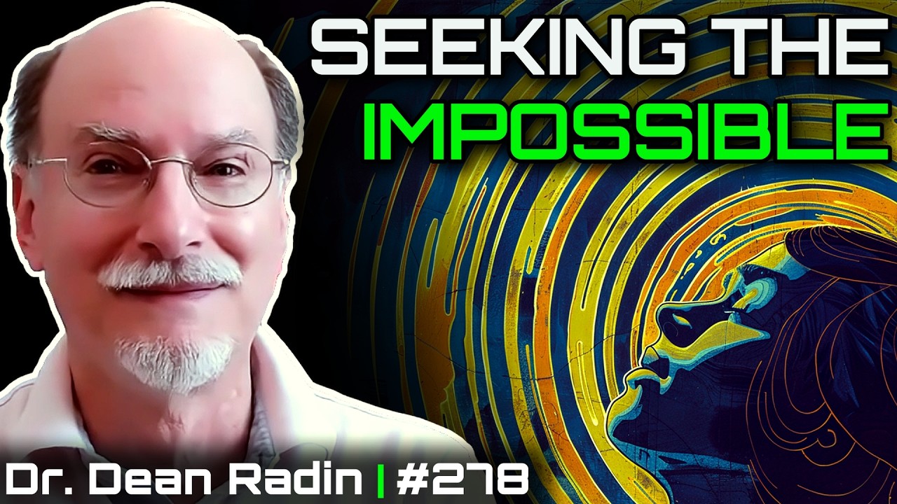 Magic, CIA Research & ESP Abilities - Dr. Dean Radin, IONS - DSPod 