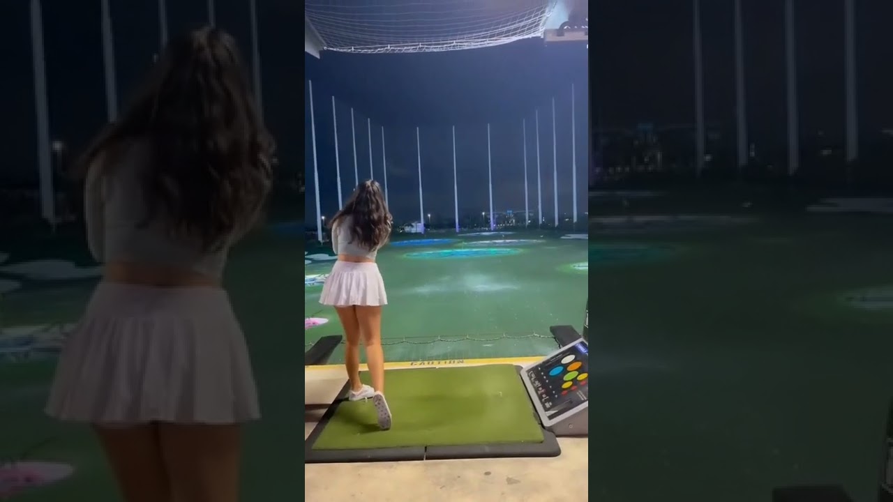 golf in skirt