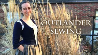 Outlander Sewing: Making Claire’s Blue Laced Jacket (and how I drafted the pattern from scratch)