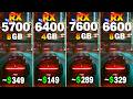 RX 5700 vs RX 6400 vs RX 6600 vs RX 7600 - 8 Game Test | Worth Upgrading?