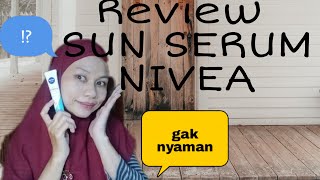 Review Nivea SUN Protection Serum SPF 50  PA    Oil Control & Instant Aura | BERMINYAK BANGET