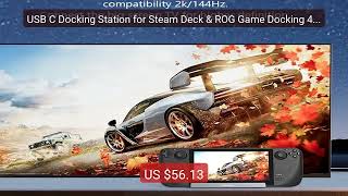 USB C Docking Station for Steam Deck &amp; ROG Game Docking 4K@60Hz DP... — Best Deal 2026 | Shop Now!