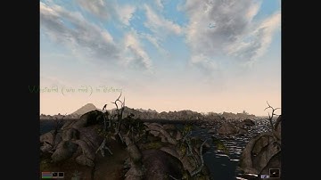 MorrowindMGE 3.8b with no shaders or distant blur used