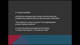 Explanation of Stufflebeam's evaluation model