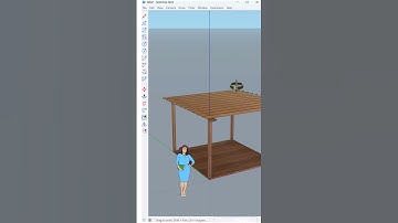 The fastest way to create a Modern Pergola in SketchUp without using any plugins! #nicetower
