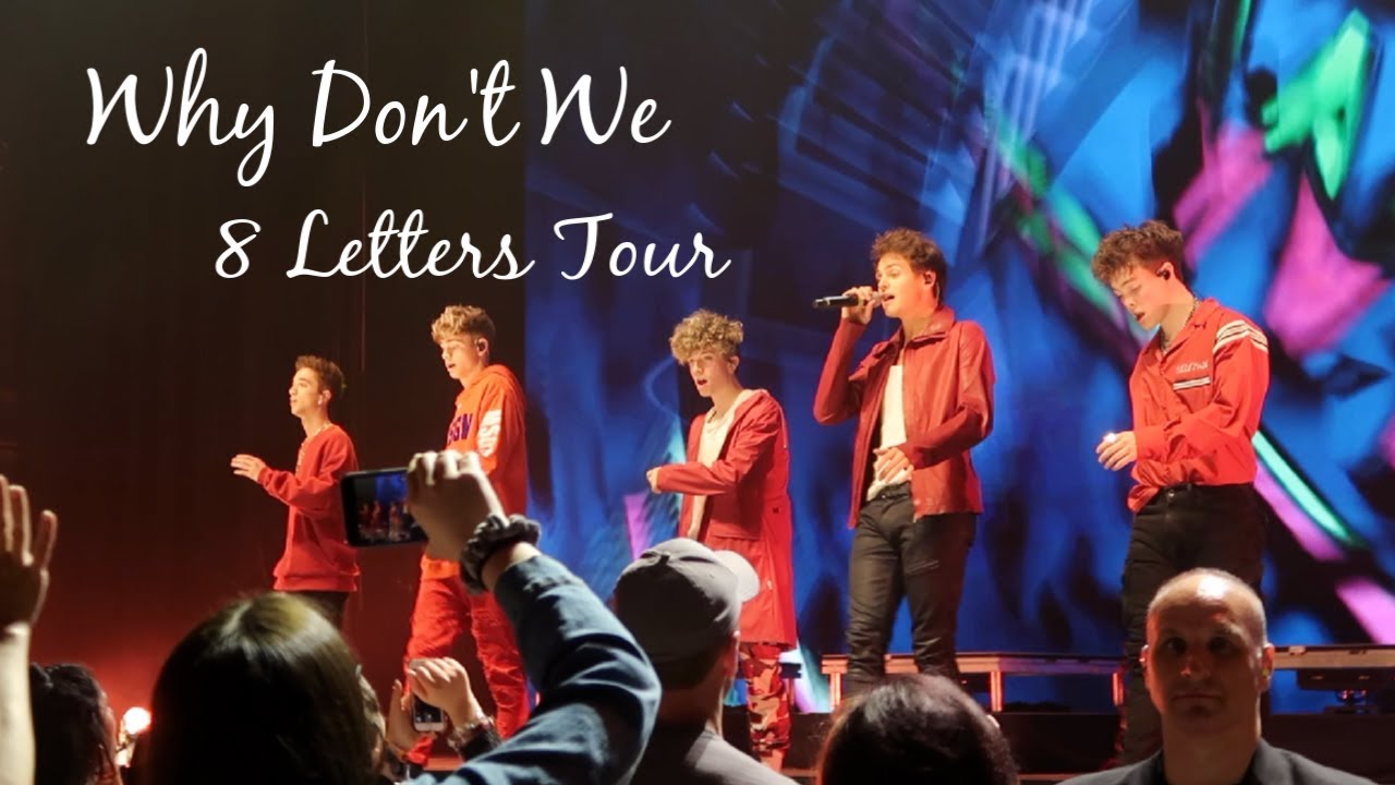 Why Don't We 8 LETTERS TOUR CONCERT Vlog: Las Vegas - YouTube