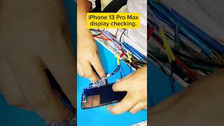 iPhone 13 Pro Max display checking. #iphone13promaxdisplay #iphoneservice #mhphonecare