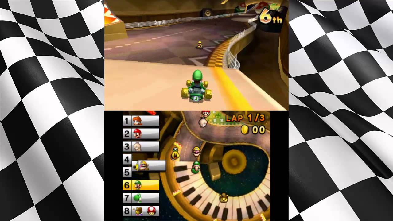 Mario Kart 7 - Mirror Flower Cup (3 Star Ranking)