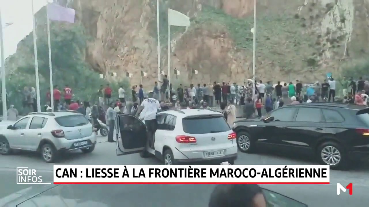 CAN scènes de liesse à la frontière marocoalgérienne après la